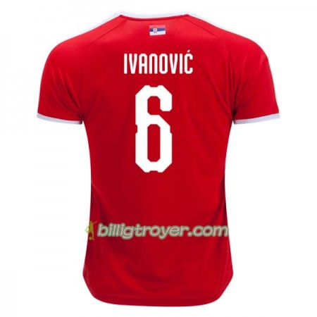 Billige Fotballdrakter Serbia Ivanovic 6 VM 2018 Hjemmedraktsett